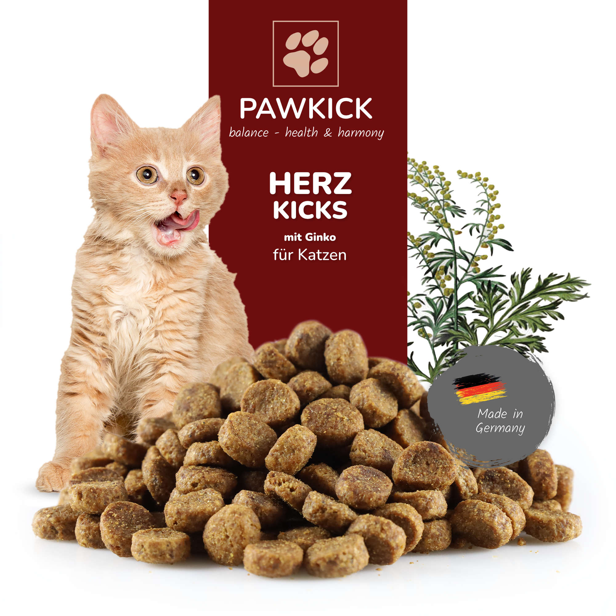PAWKICK HERZ-KICKS Cat - 3 Monatskur!