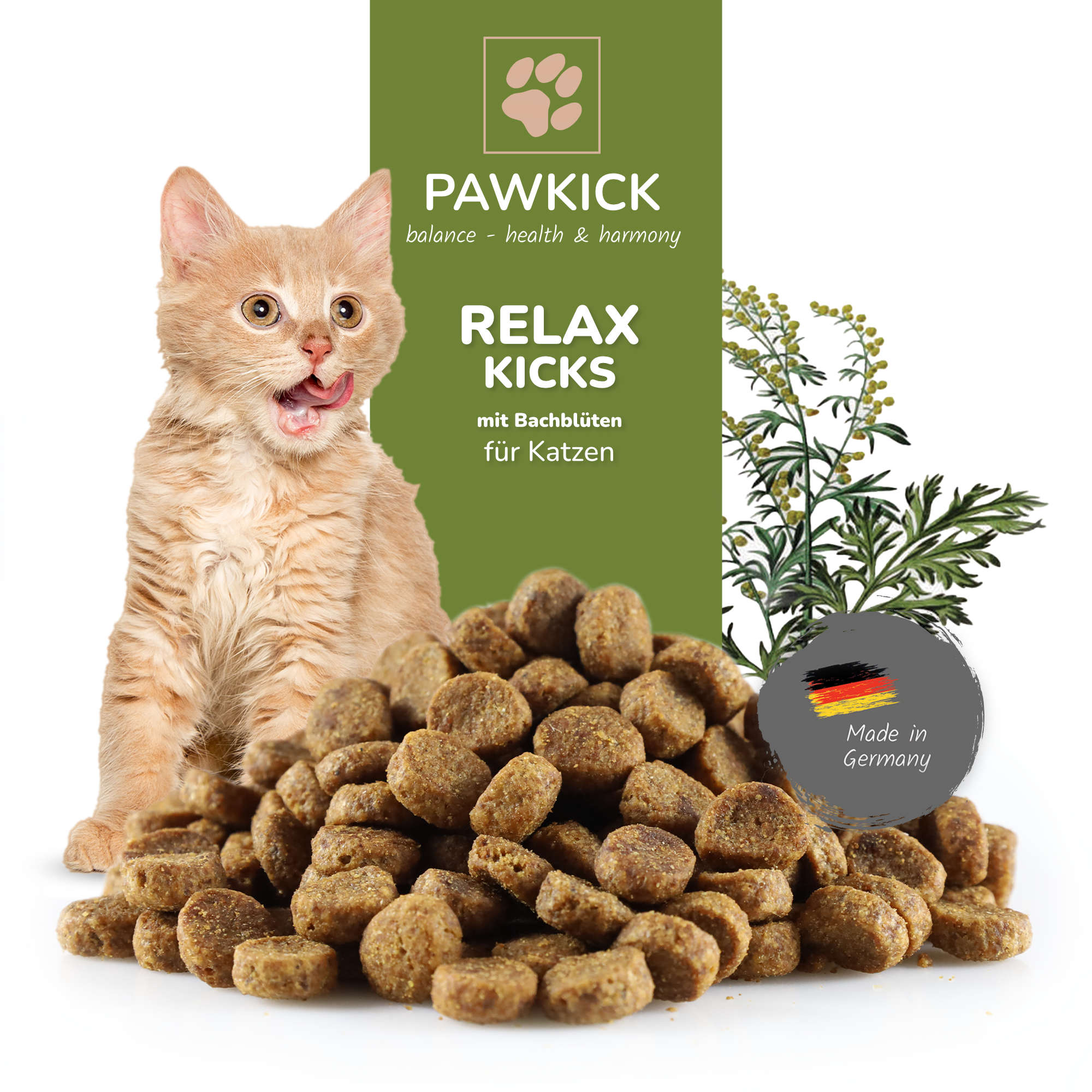 PAWKICK RELAX-KICKS Cat - 3 Monatskur!